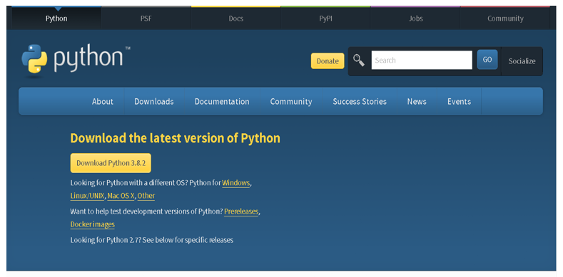 python下载页面网址